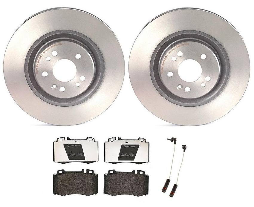 Brembo Brake Pads and Rotors Kit - Front (345mm) (Low-Met)